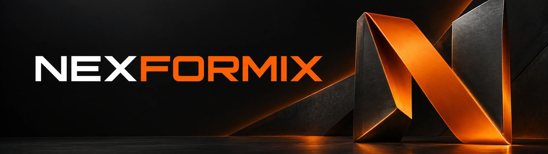 Nexformix — объёмный знак бренда
